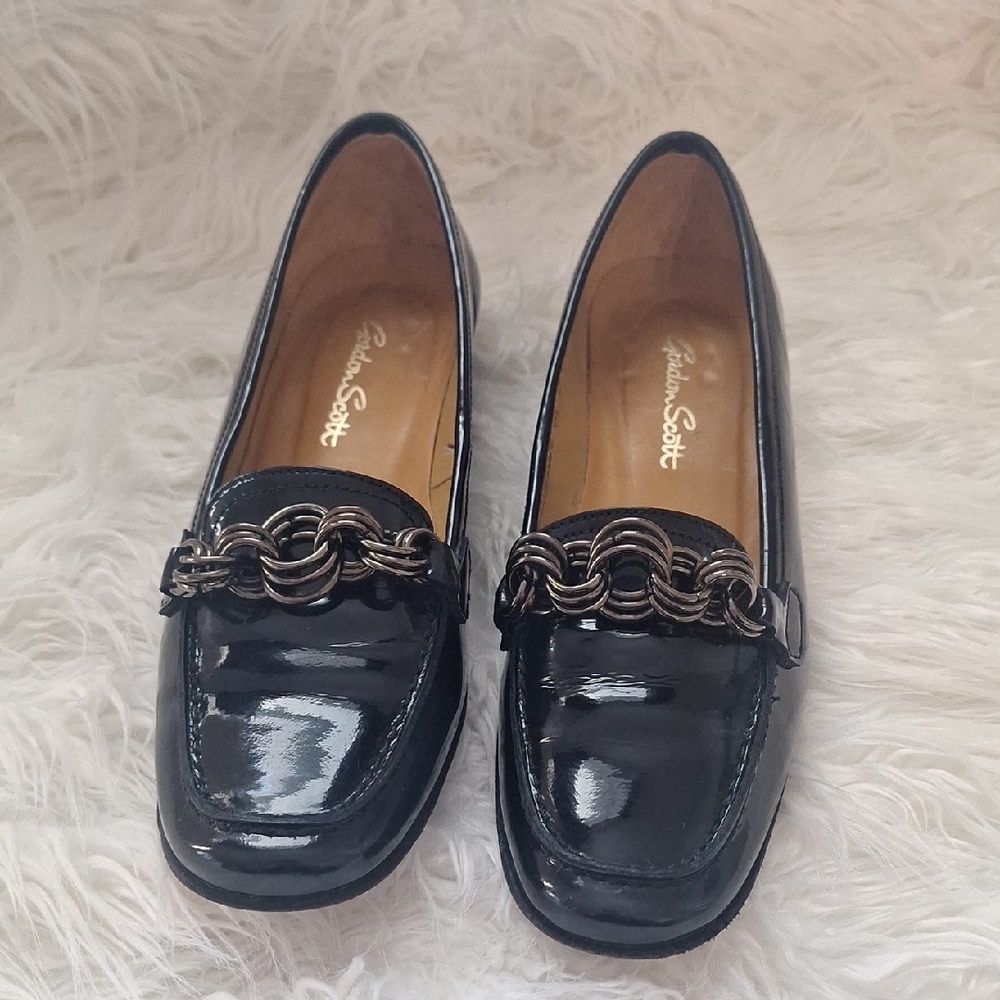 Vintage Gordon Scott Grouse Patent Leather Loafers